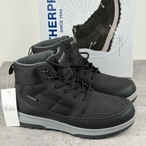 Weatherproof Jenkins Snow Boots Men's Black Waterproof Insulated Shoes Size 8